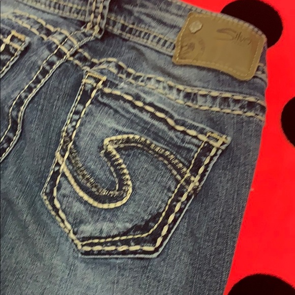 Silver Capri jeans - Picture 2 of 5